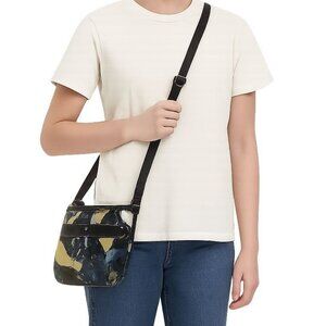 Fossil Crossbody Shoulder Bag Handbag Purse Tote Leaves Branches Women's Woman's